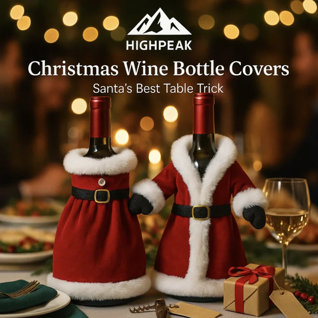 Christmas Wine Bottle Covers