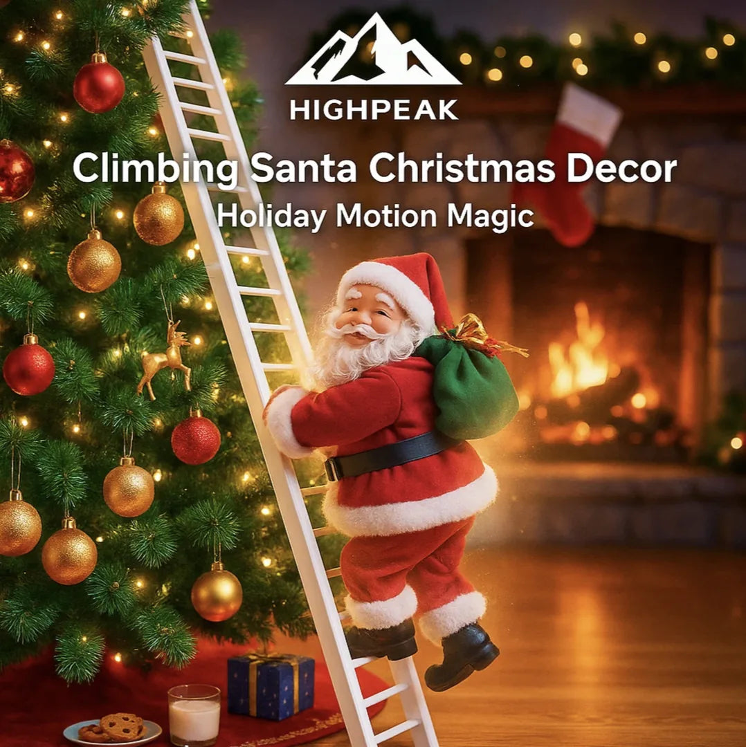 Climbing Santa Christmas Decoration