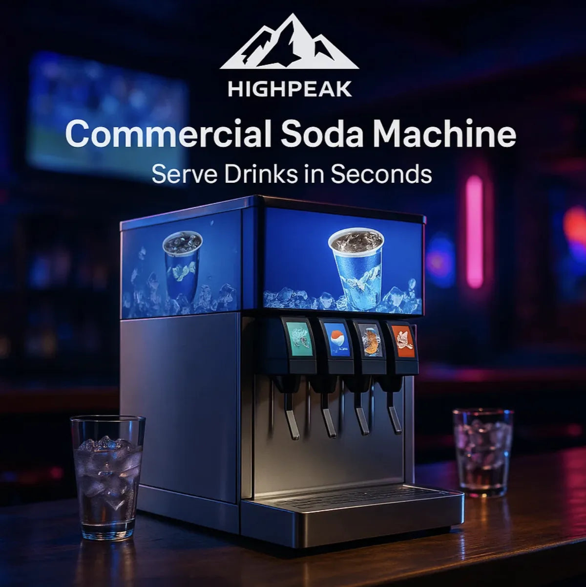 Commercial Soda Machine | HighPeak