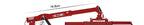 Container Crane Toy cropped size guide showing the red telescopic boom marked 19.8 cm