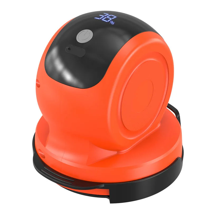 Orange and black Cordless Car Polisher Tool on a white background