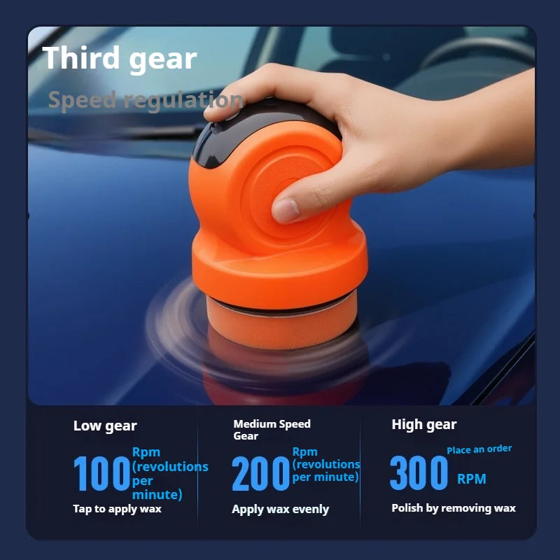 Three-speed guide showing 100 200 and 300 RPM settings