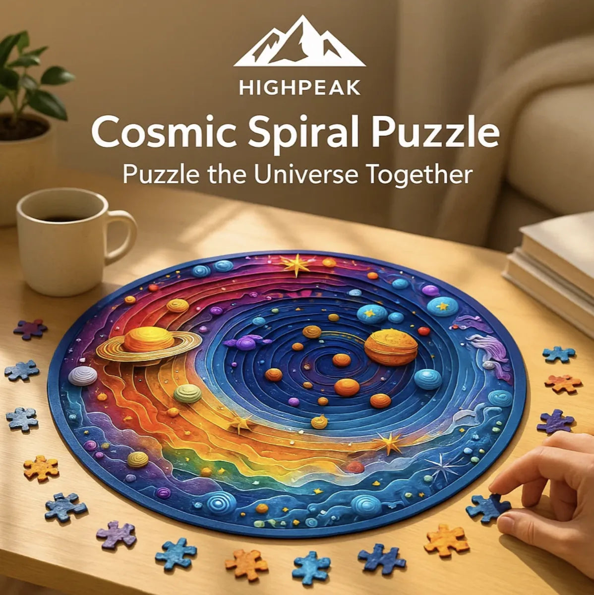 Cosmic Spiral Puzzle