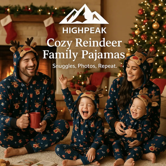 Cozy Reindeer Family Pajamas