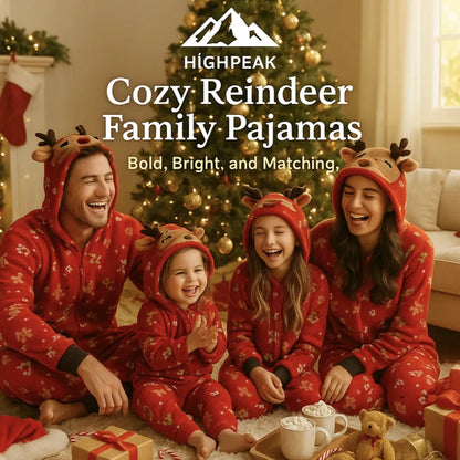 Cozy Reindeer Family Pajamas