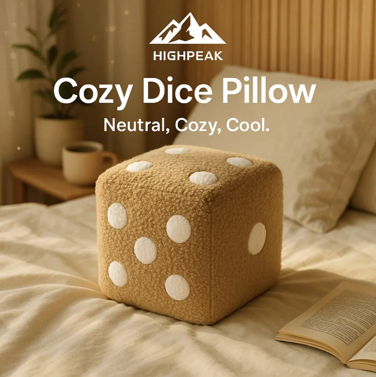 Cozy Dice Pillow