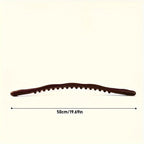 Curved Back Massage Stick 19-bead side profile with a 50 cm / 19.69 in measurement below