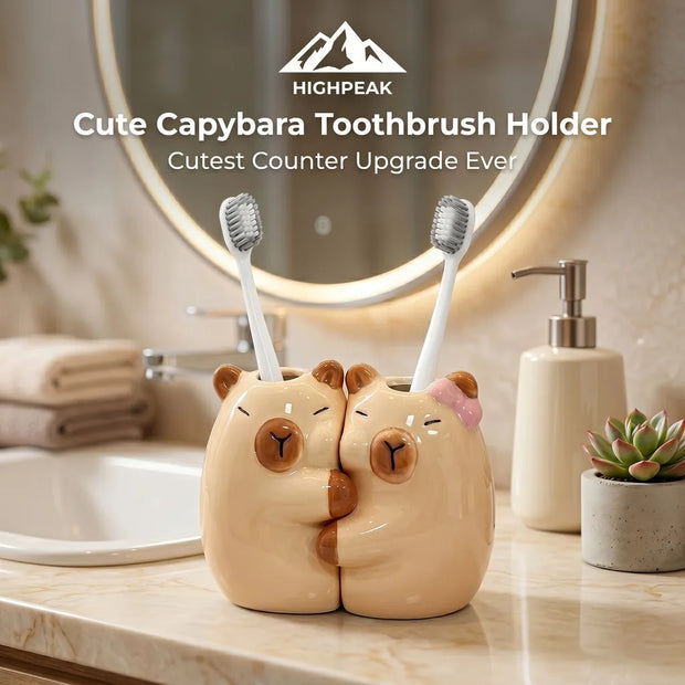 Cute Capybara Toothbrush Holder