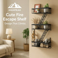 Cute Fire Escape Wall Shelf
