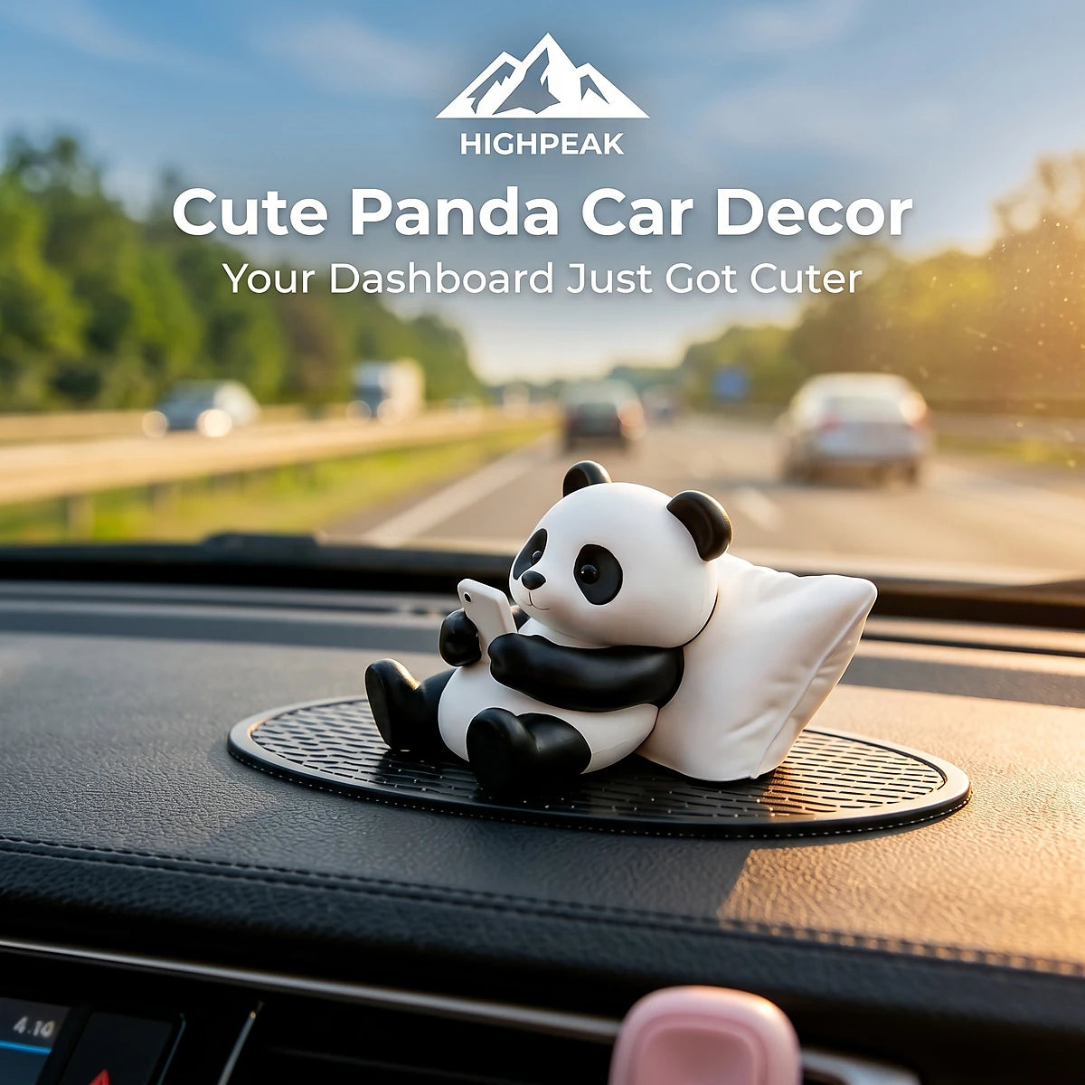 Cute Panda Car Decor