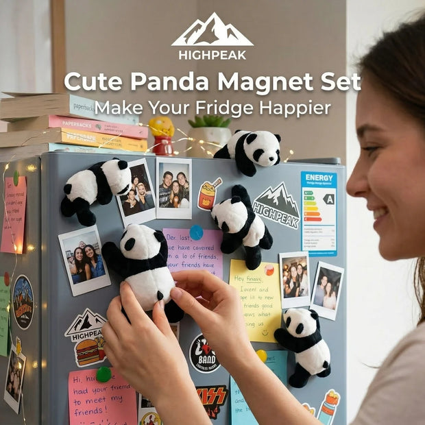 Cute Panda Magnet Set
