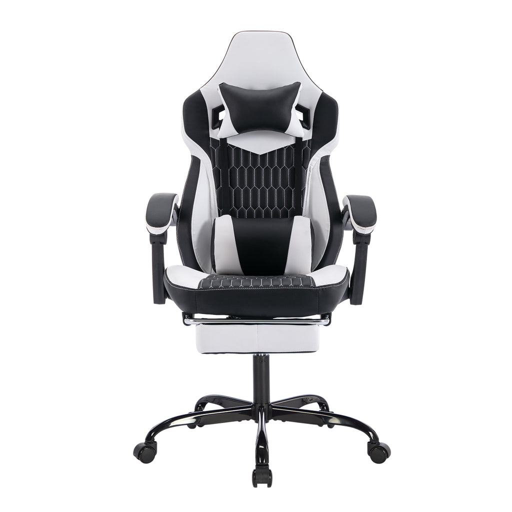 Gaming Chair with Footrest