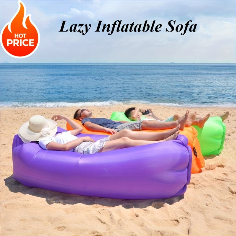 HighPeak Portable Inflatable Air Sofa – Quick Inflate Camping Lounger