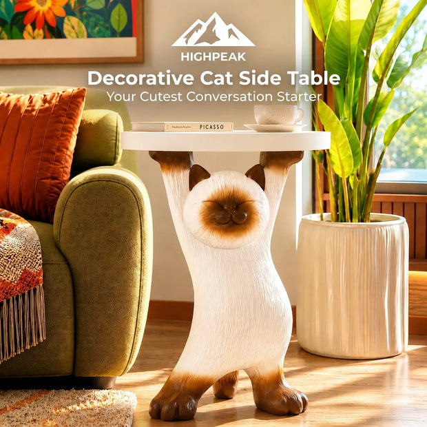 Decorative Cat Side Table