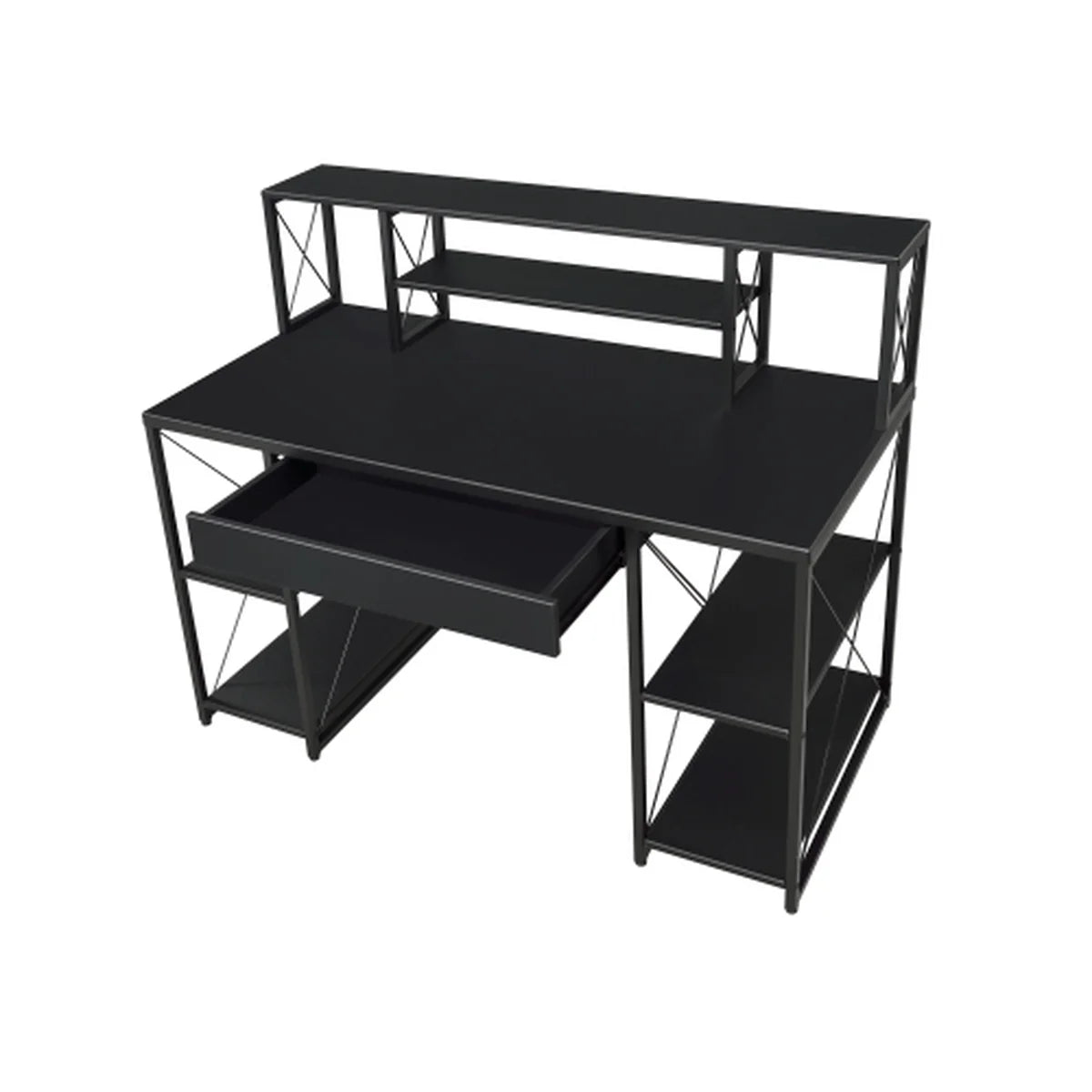 Desk with Shelves