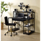 Desk with Shelves