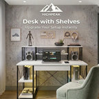 Desk with Shelves