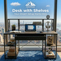 Desk with Shelves