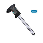 Digital Vernier Caliper 100mm single tool shown diagonally with depth probe and LCD controls