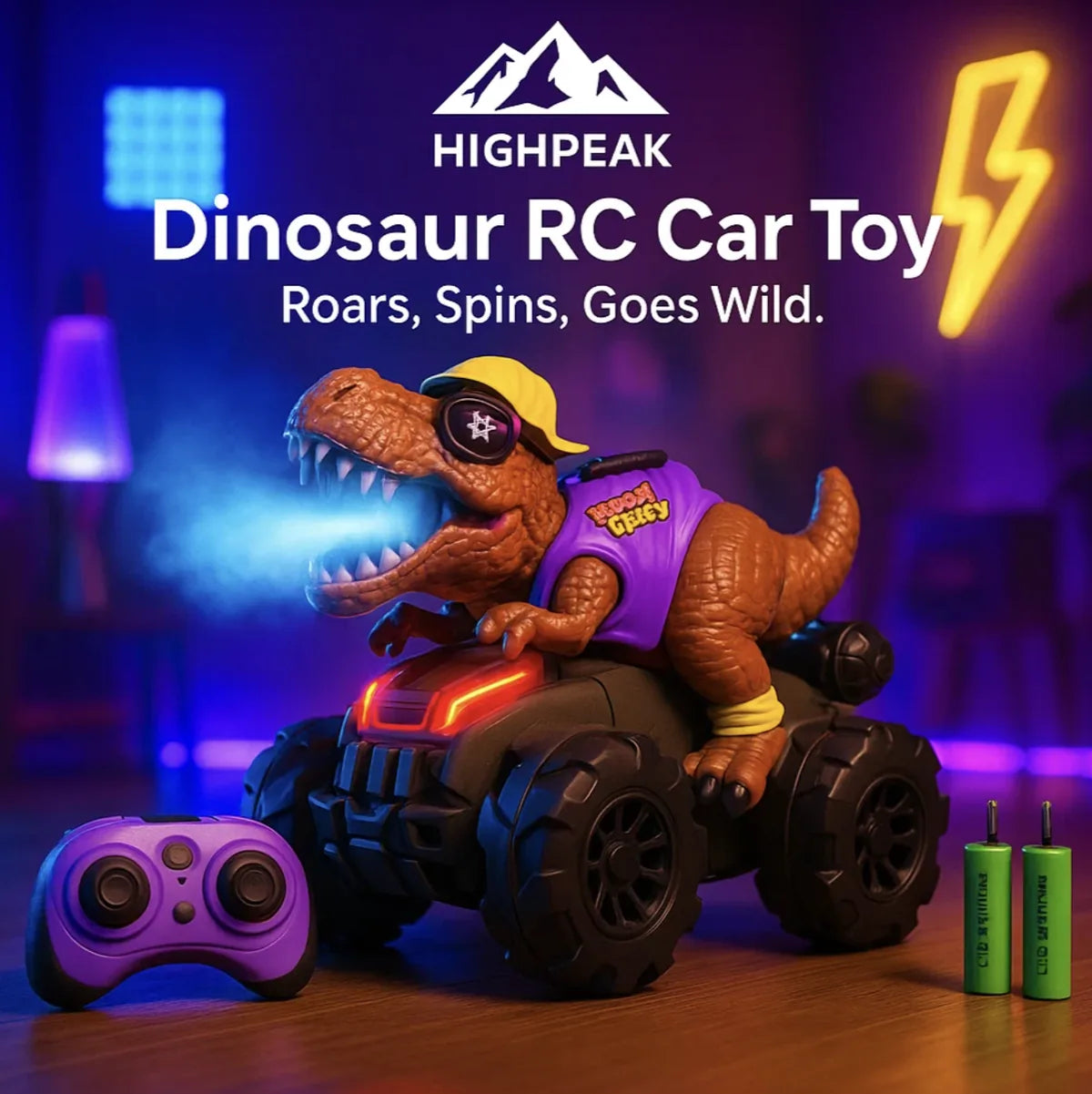 Dinosaur RC Car Toy