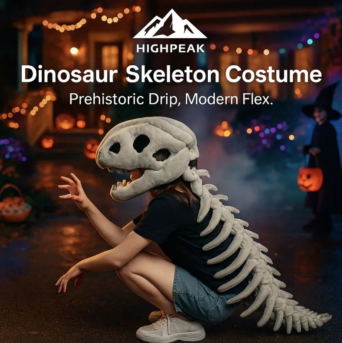 Dinosaur Skeleton Halloween Costume