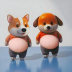 Dog Belly Door Buffer Corgi and round-eared dog designs displayed side by side