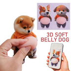 Dog Belly Door Buffer graphic showing the soft belly squeeze and phone case decoration use