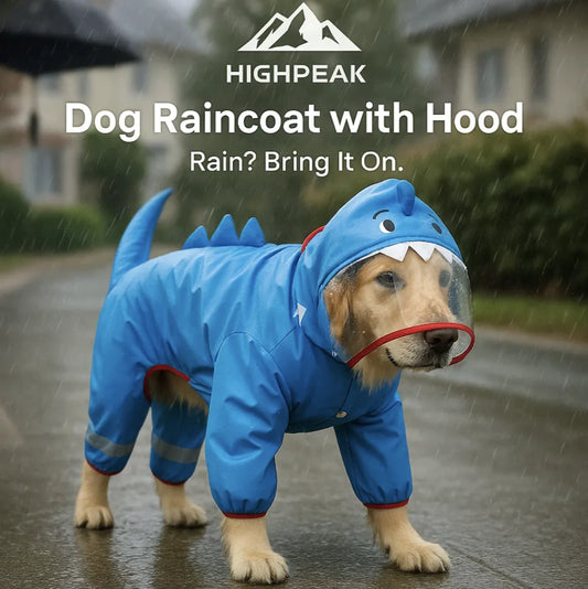 Dog Raincoat with Hood