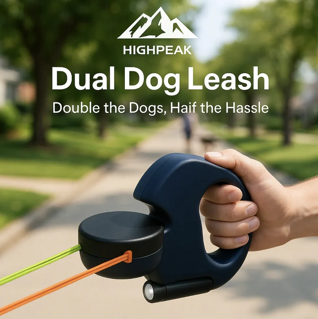 Dual Retractable Dog Leash