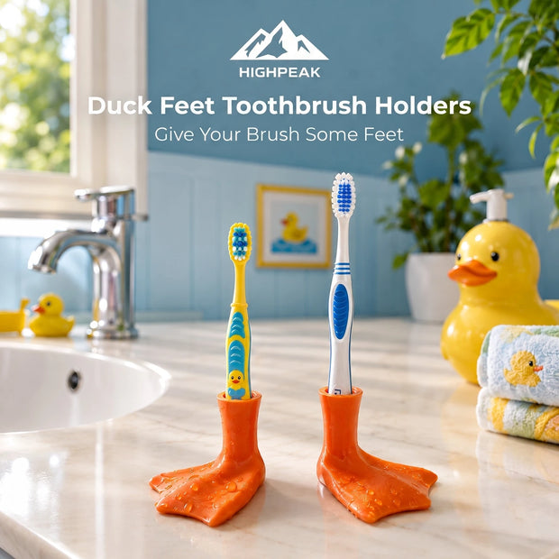 Duck Feet Toothbrush Holders