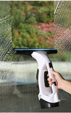 Electric Glass Cleaner component view highlighting the handheld body and squeegee head