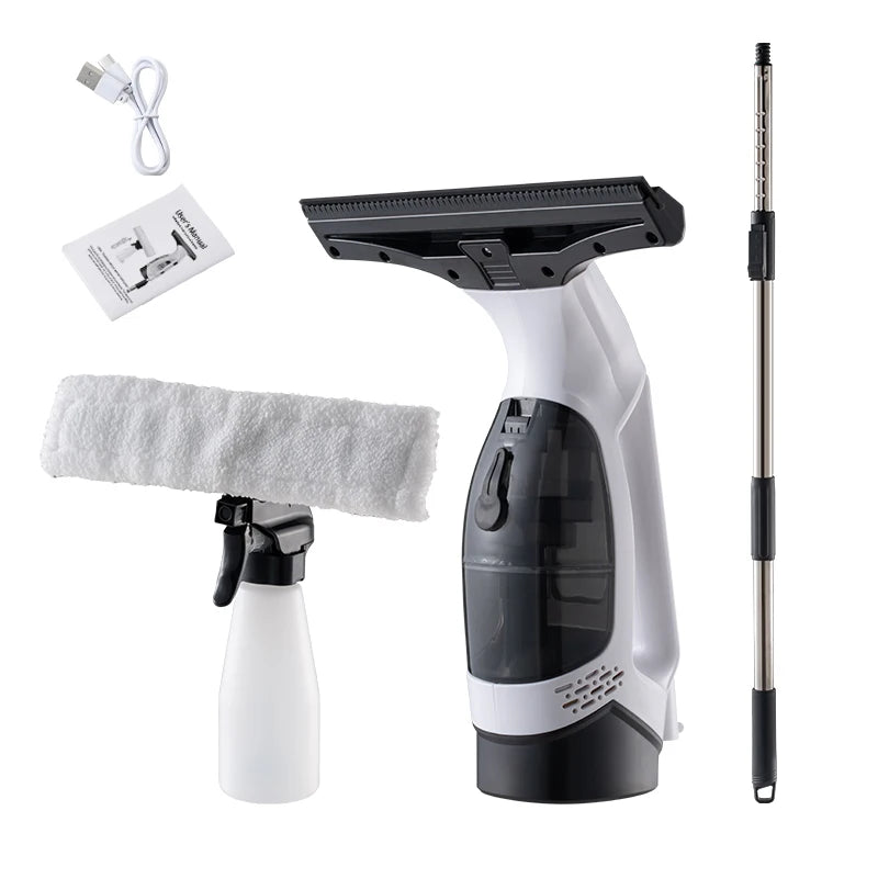 Electric Glass Cleaner shown in the available configuration with handle option