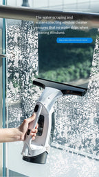 Electric Glass Cleaner usage guide for clearing moisture from window glass