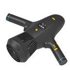 Electric Underwater Scooter in black shown from an angled front view on a white background