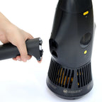 Electric Underwater Scooter close-up showing the detachable handle connection on the main unit
