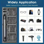 Electronics repair application guide for using the precision screwdriver set on common small devices