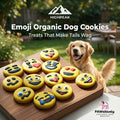 Emoji Organic Dog Cookies