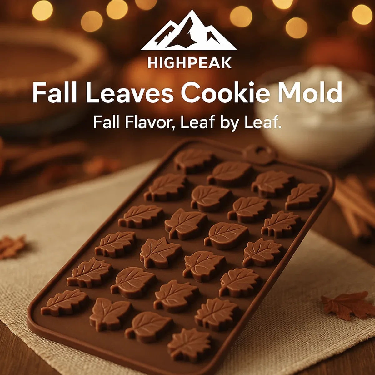 Fall Leaves Cookie Mold