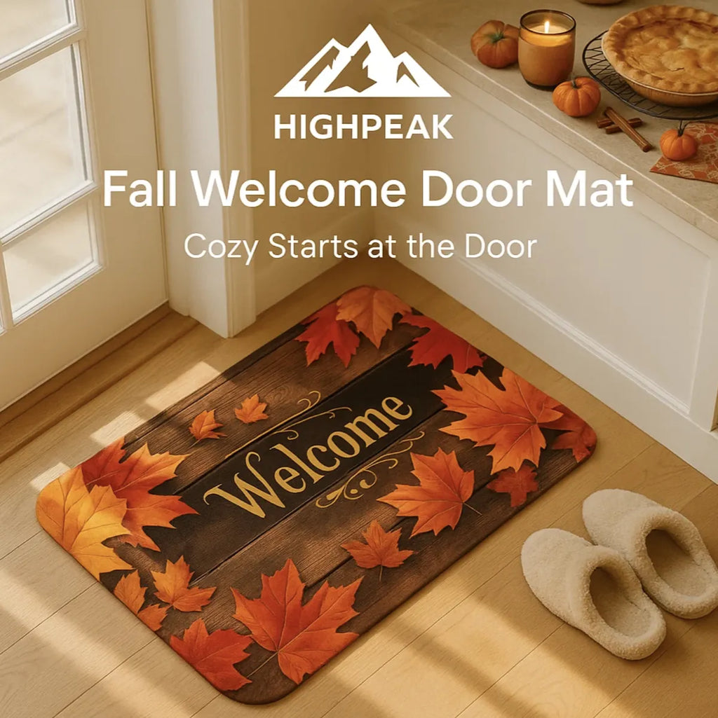Fall Welcome Door Mat