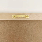 Felt Letter Board rear close-up showing the built-in sawtooth wall hanging hardware.
