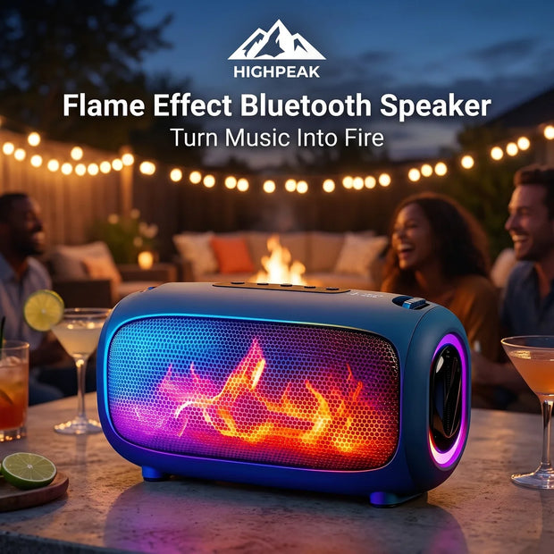 Flame Effect Bluetooth Speaker