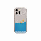 Floating Ducks Phone Case Three Ducks design shown upright against a plain white background