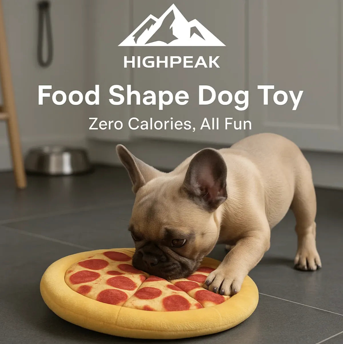 Food Shape Squeaky Dog Toy