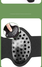 Foot Arch Support Pads close-up highlighting the airflow holes across the oval gel support insert