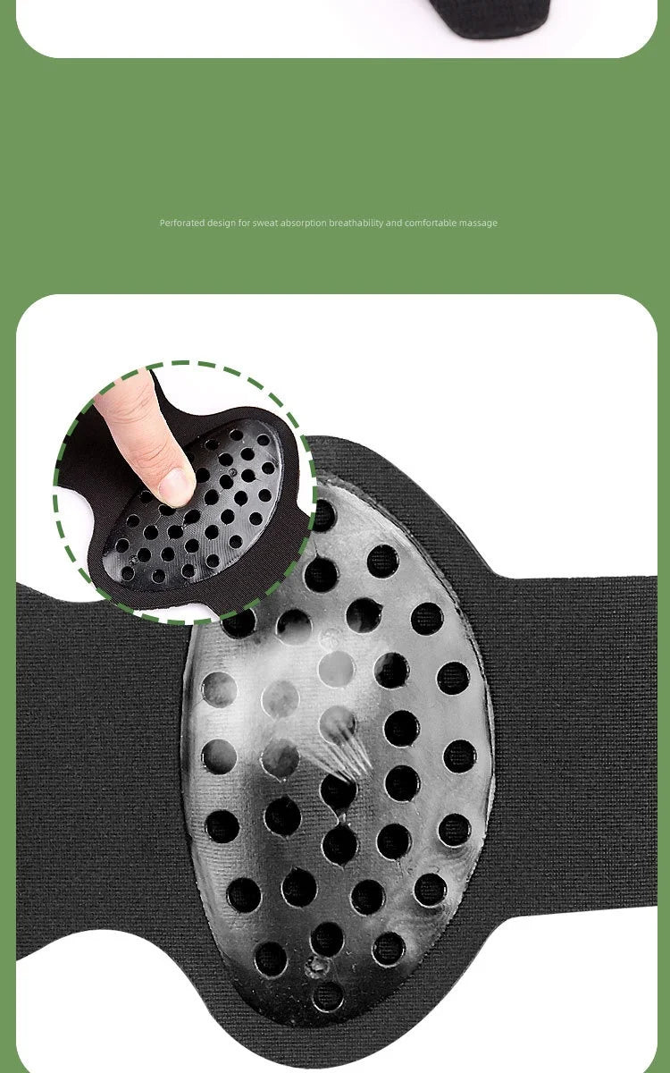 Foot Arch Support Pads close-up highlighting the airflow holes across the oval gel support insert