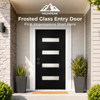 Frosted Glass Entry Door