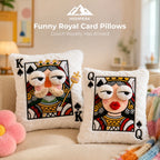 Funny Royal Card Pillows