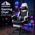 Gaming Chair with Footrest