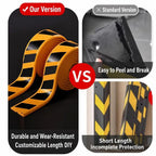 Garage Wall Protection Strip supplier comparison graphic showing rolled foam and alternative guards