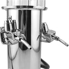 Gas Pump Drink Dispenser close-up of two silver-tone nozzles on the supplier's dual-nozzle model